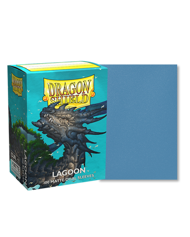 Dragon Shield: (100) Matte Dual Sleeves: Lagoon