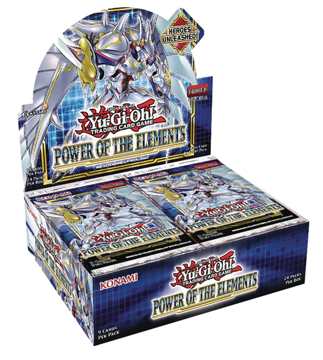 遊戯王OCG POWER OF THE ELEMENTS 5box Yu-Gi-Oh! TCG: Power of the Elements Booster UNLIMITED EDITION
