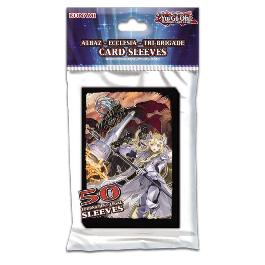Yu-Gi-Oh! Card Sleeves: Albaz, Ecclesia, and Tri-Brigade (50ct) Yu-Gi-Oh! Card Sleeves: Albaz, Ecclesia, and Tri-Brigade (50ct)