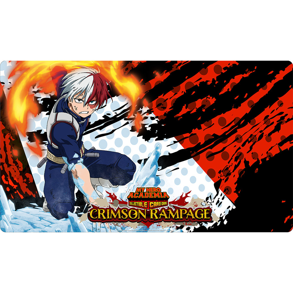 MY HERO ACADEMIA - SHOTO TODOROKI PLAYMAT - SERIES 2: CRIMSON RAMPAGE –  Portals Games & Comics