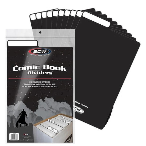 BCW: Comic Book Dividers - Black