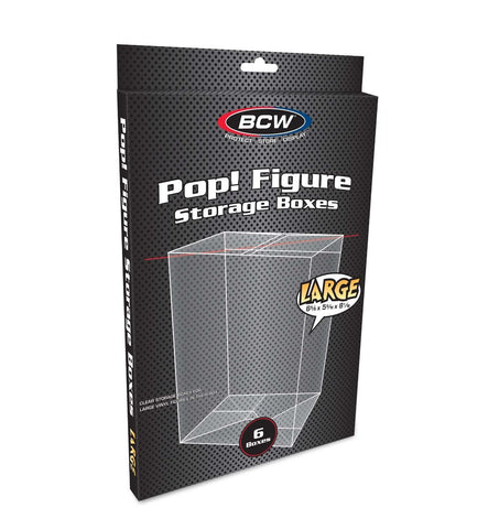 BCW Pop! Large Figure Storage Boxes (6 ct)