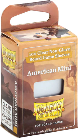 Dragon Shields: (100) American Mini Board Game Sleeves (41mm x 63mm)