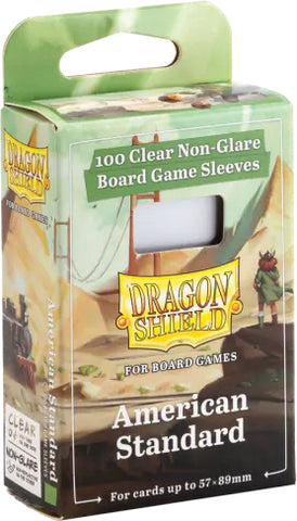 Dragon Shields: (100) American Standard Board Game Sleeves (57mm x 89mm)