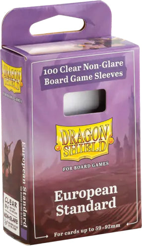 Dragon Shields: (100) European Standard Board Game Sleeves (59mm x 92mm) Dragon Shields: (100) European Standard Board Game Sleeves (59mm x 92mm)