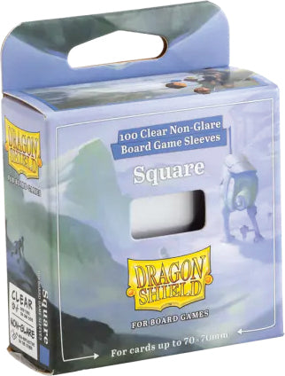 Dragon Shields: (100) Square Board Game Sleeves (70mm x 70mm)