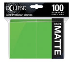 Eclipse Matte Standard Sleeves: Lime Green (100)