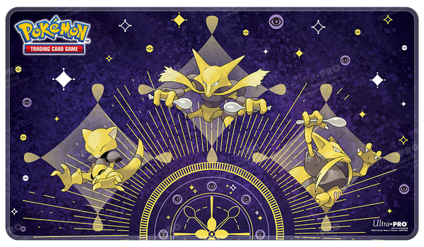 Abra Evolutions Stitched Playmat for Pokmon Portals Games & Comics Abra Evolutions Stitched Playmat for Pokmon Portals Games & Comics