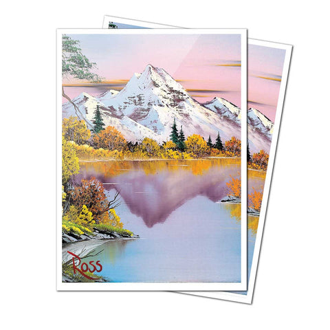 Bob Ross Mighty Mountain Lake 105ct APEX Deck Protector Sleeves