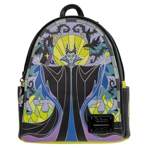 Sleeping Beauty Maleficent Stained Glass Mini-Backpack