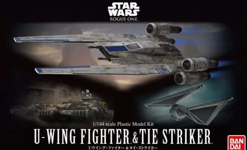 Bandai Star Wars 1/144 U-Wing Fighter & Tie Striker 'Rogue One: A Star Wars Story'