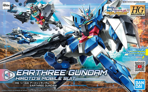 Bandai Spirits HGBD #01 1/144 Earthree Gundam 'Gundam Build Divers RE:Rise'