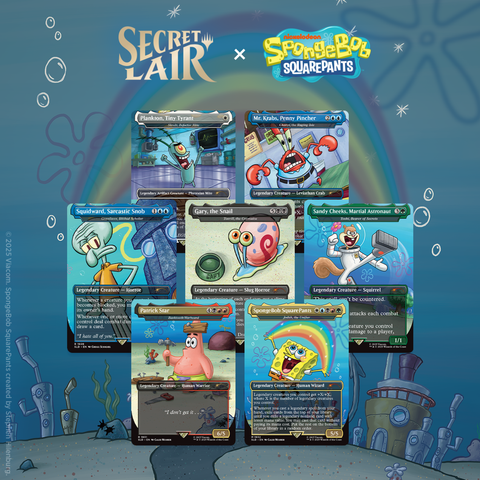Magic: the Gathering - Secret Lair: Legends of Bikini Bottom - Rainbow Foil Edition