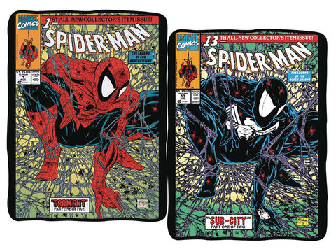 Sdcc 2024 Spider-Man #1 Double Sided Previews Exclusive Fleece Blanket