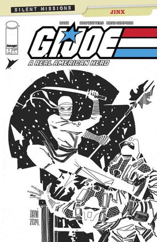 G.I. Joe A Real American Hero Jinx #1 (One Shot) Cover C 1 in 10 Dani Black & White Variant