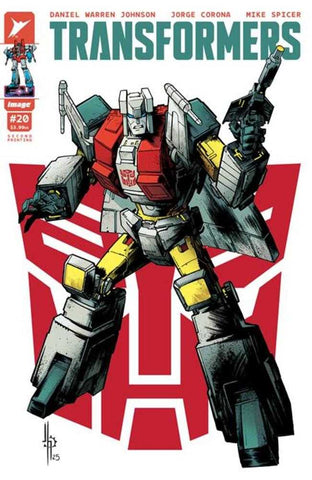 Transformers #20 2 Nd Printing Cover B Jason Howard Autobot Variant