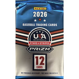 2026 Panini Prizm USA Stars & Stripes Baseball Trading Card Box
