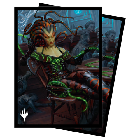 Outlaws of Thunder Junction Vraska, the Silencer Key Art Deck Protector Sleeves (100ct) for Magic: The Gathering