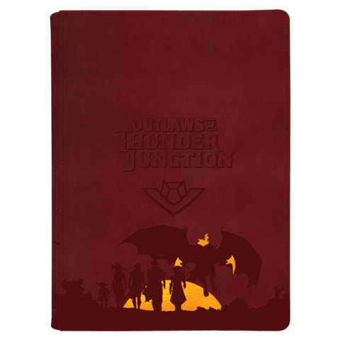 Outlaws of Thunder Junction Set Symbol and Gang Silhouette 9-Pocket Premium Zippered PRO-Binder for Magic: The Gathering