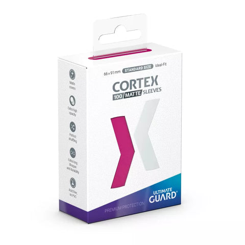 Cortex Sleeves - Standard Size (100ct) - Matte Pink