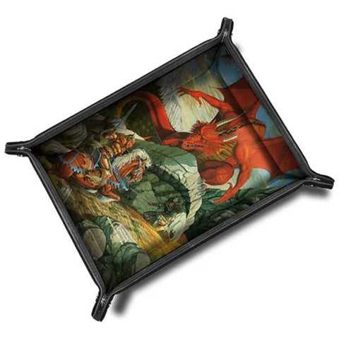 Metallic Dice Games: D&D Masterworks Series Dice Tray: Larry Elmore