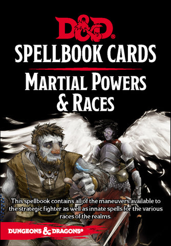 Dungeons & Dragons RPG: Spellbook Cards - Martial Deck (61 cards)