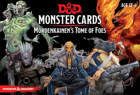 Dungeons & Dragons RPG: Monster Cards - Mordenkainen`s Tome of Foes (109 cards)