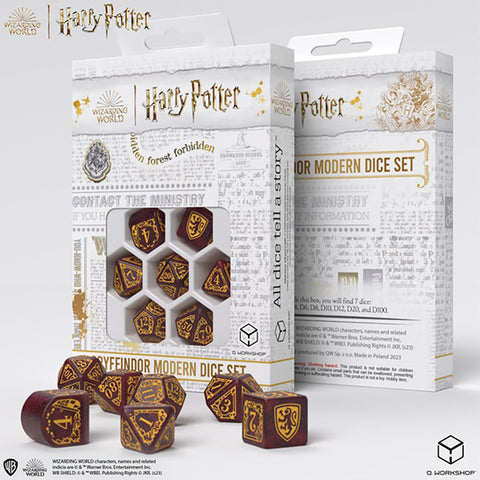 Harry Potter Modern Dice: Gryffindor- Red