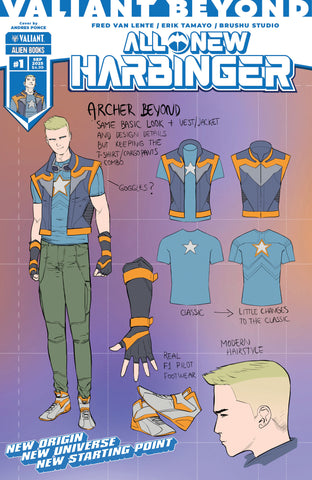 Valiant Beyond: All New Harbinger #1 Variant D (Ponce Design Variant)