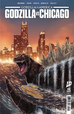 Godzilla vs. America: Chicago Cover A (2nd Print) (Seeley)