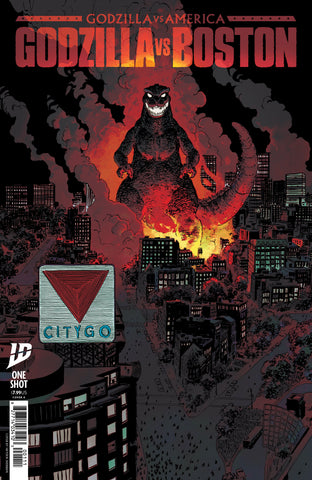 Godzilla vs. America: Boston Cover A (Sherman)