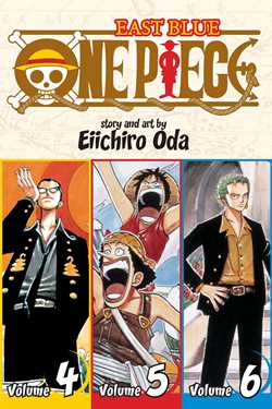One Piece Graphic Novel Omnibus Set Volume 2 (4 5 & 6) East Blue