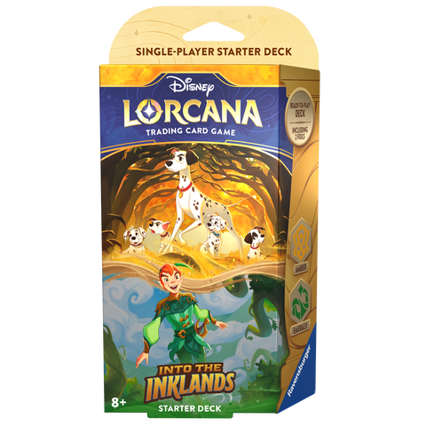 Disney Lorcana: Into the Inklands Starter Deck - Amber & Emerald