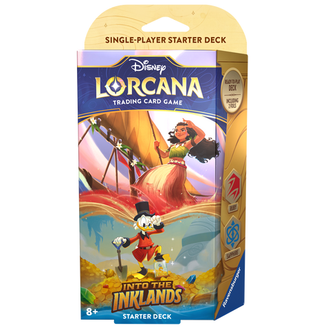 Disney Lorcana: Into the Inklands Starter Deck - Ruby & Sapphire