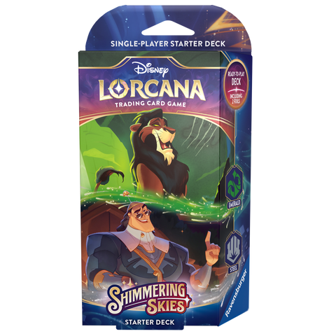 Disney Lorcana: Shimmering Skies Starter Deck - Emerald & Steel