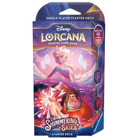 Disney Lorcana: Shimmering Skies Starter Deck - Amethyst & Ruby