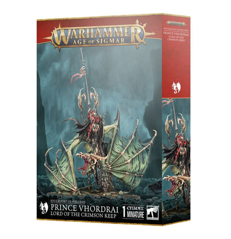 Warhammer Age of Sigmar: Soulblight Gravelords - Prince Vhordrai, Lord of the Crimson Keep