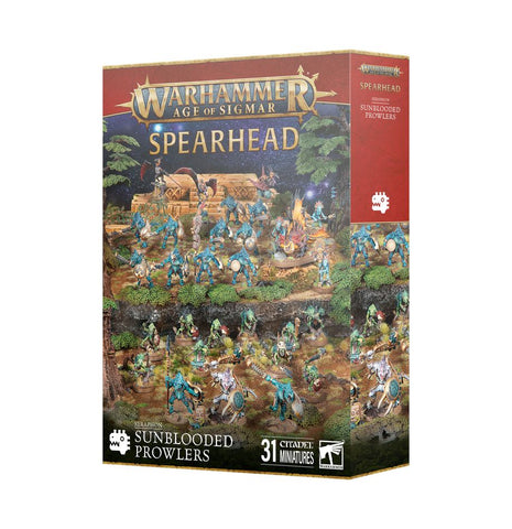 Warhammer Age of Sigmar: Spearhead - Seraphon – Sunblooded Prowlers