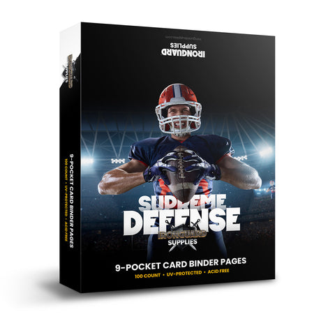 Ironguard Supplies 9-Pocket Card Binder Pages (100 Count)