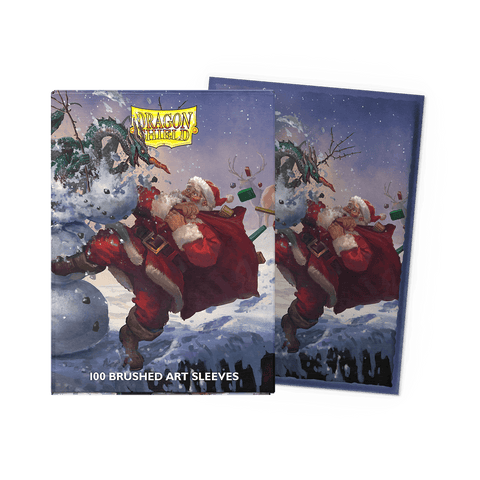 Dragon Shields: (100) Brushed Art - Christmas 2025