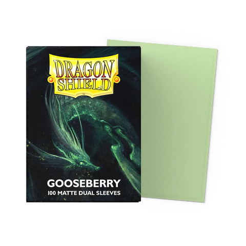 Dragon Shield: (100) Matte Dual Sleeves: Gooseberry