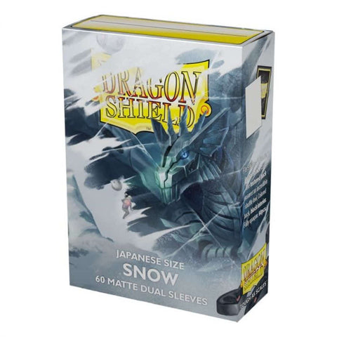 Dragon Shields: Japanese (60) Matte Dual - Snow