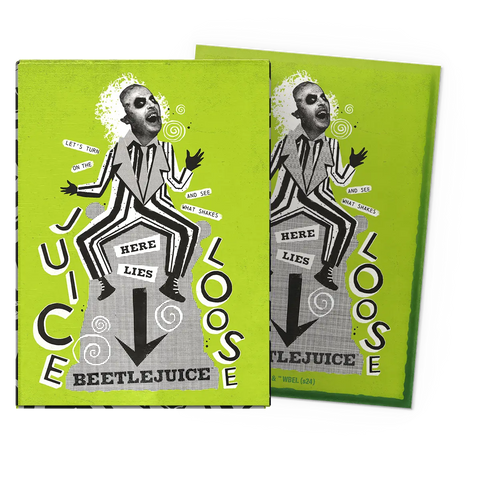 Dragon Shields: (100) Brushed Art  - Beetlejuice