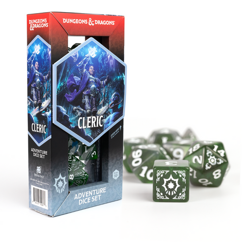 Dungeons & Dragons: Adventure Dice - Cleric: Green