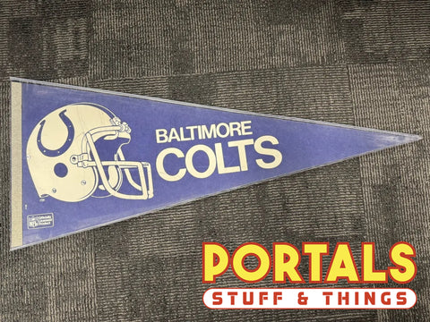 NFL: Vintage Baltimore Colts Pennant