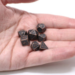 Die Hard Dice: Mini Metal 7-Die Set - Critlings - Dark Copper