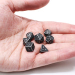 Die Hard Dice: Mini Metal 7-Die Set - Critlings - Dark Iron