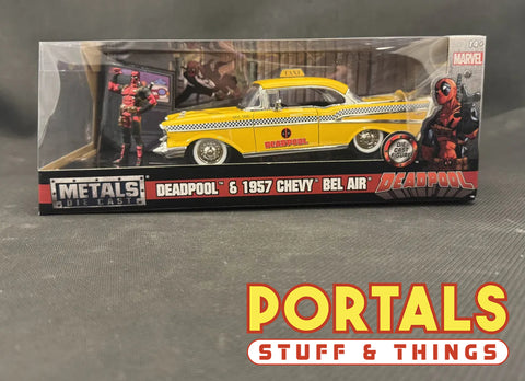 Jada Hollywood Rides: Deadpool & 1957 Chevy Bel Air