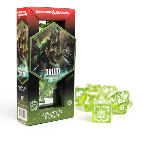 Dungeons & Dragons: Adventure Dice - Druid: Green