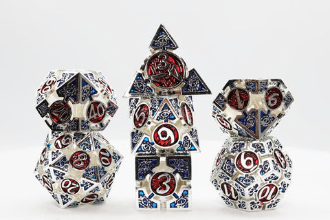 Foam Brain Games: Oculus: Watchful - Metal RPG Dice Set